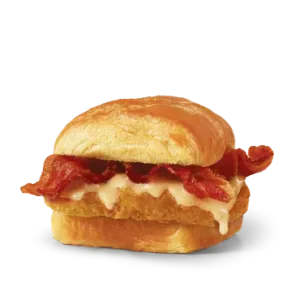 Delicious chicken croissant