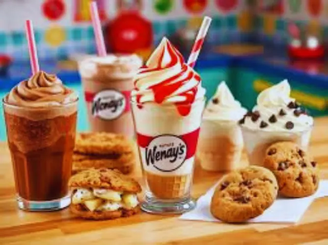 Wendy's dessert menu USA