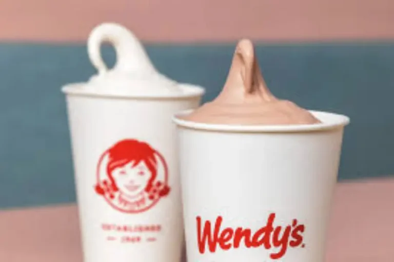 Wendy's desserts menu