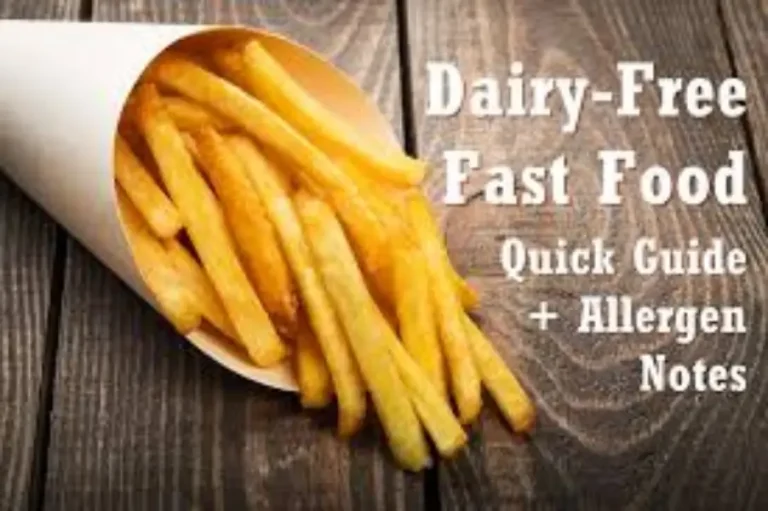 Wendy's nutrition in dairy-Free Menu