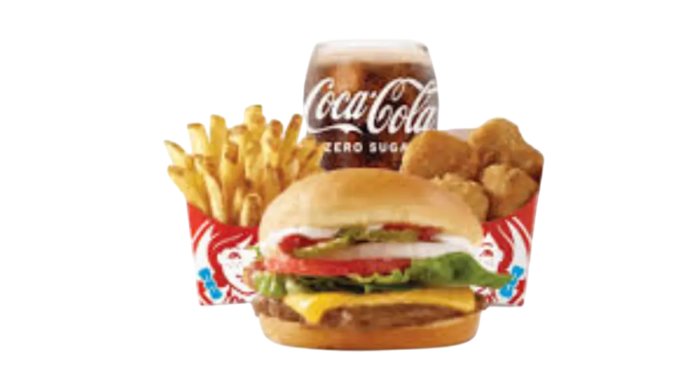 Wendy’s Biggie Bag value combo featuring burger, nuggets, and drink