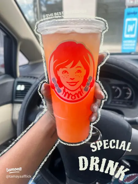 Chilled Wendy’s Diet Dr. Pepper in branded cup