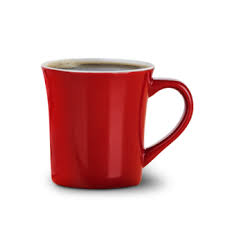 Hot cup of freshly brewed Wendy’s regular black coffee in a branded cup